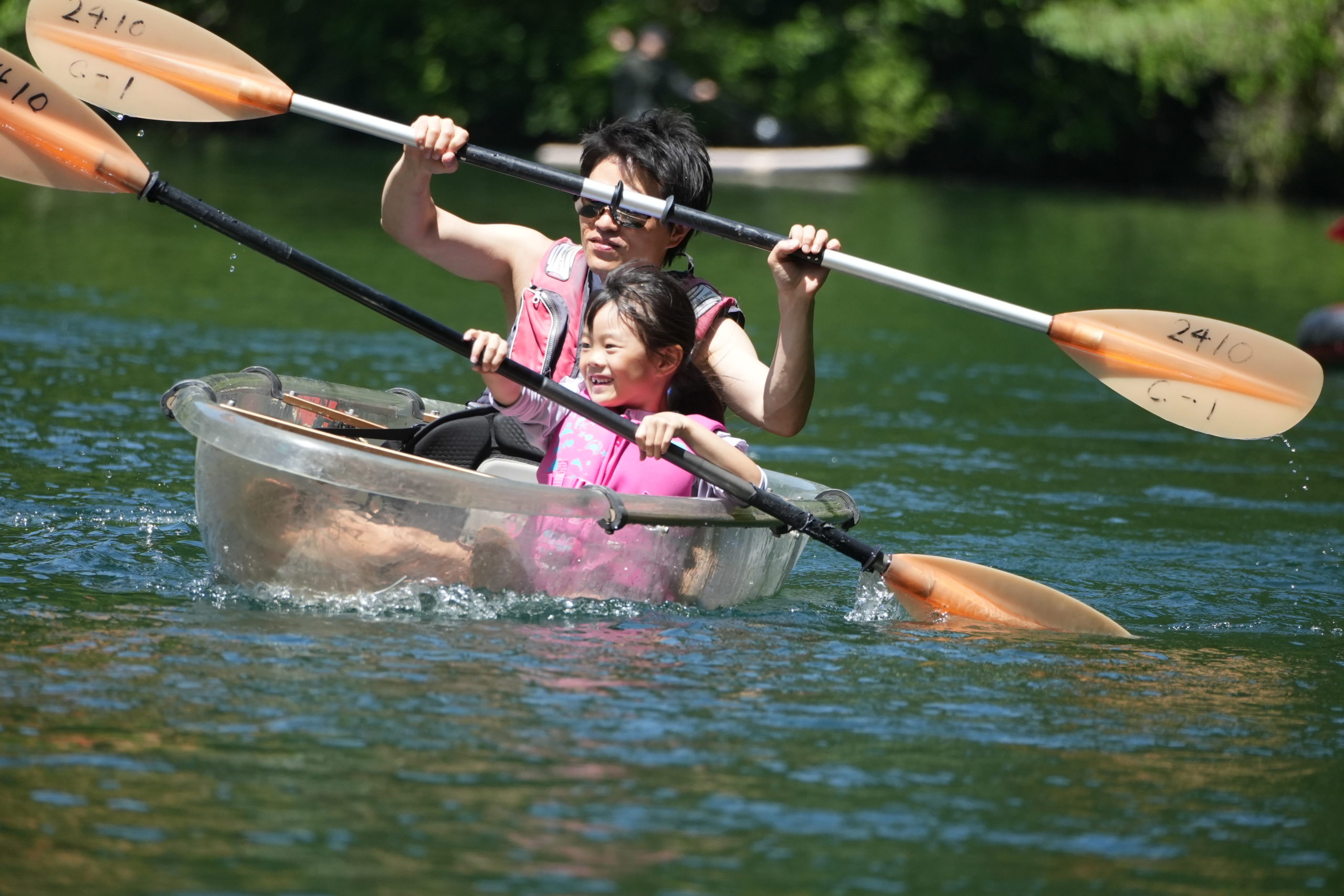 クリアカヤック体験は、初心者や小さなお子様、泳ぎが苦手な方でもご参加いただけます。